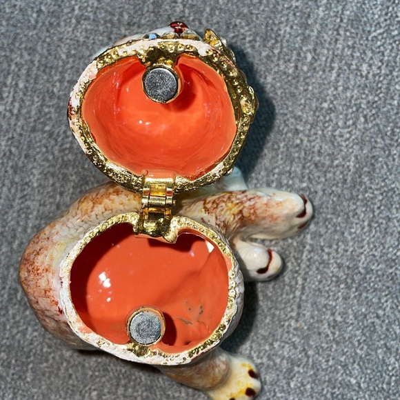 Ingbear Rhinestone Cat Figurine Trinket Box / Home Decor - Picture 3 of 11